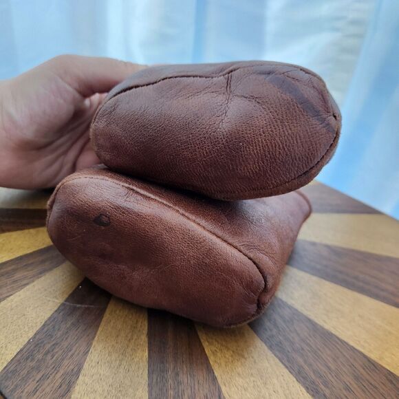 Lindberg Baby Booties Soft Brown Leather Fur Lining Winter Boots Shoes Warm - Picture 9 of 13